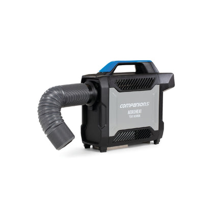 Duct-type thermal energy tent heater