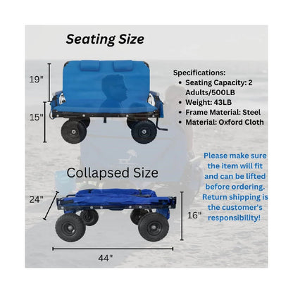 3-in-1 Sport Touring Bike with Seat – Perfect for Beach, Sports, and Outdoor Activities